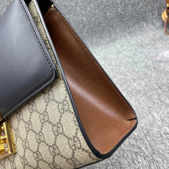 100% Authentic Gucci Padlock GG Medium Supreme Shoulder Bag - Picture 3 of 14